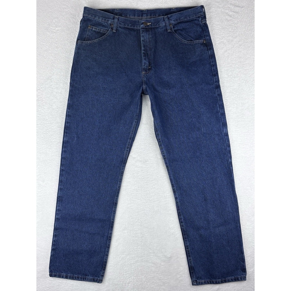 Wrangler Men's Jeans Blue Five Star Relaxed Fit Size 38x32 NWT